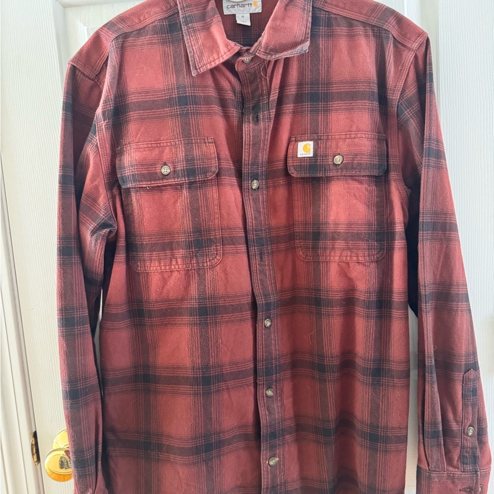 Carhartt Red/Black Plaid Flannel